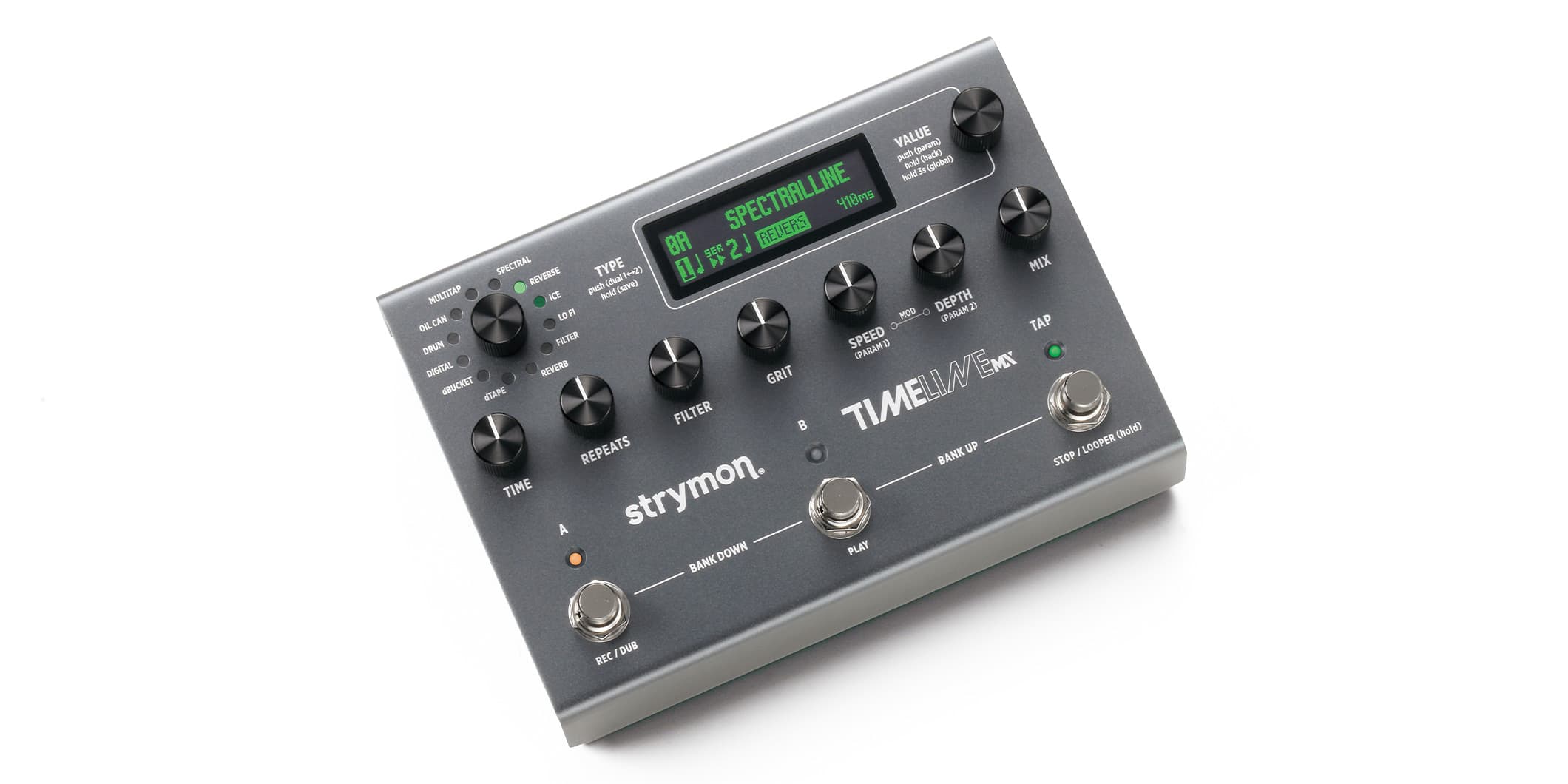 STRYMON／TIMELINE MX〜최강의 다기능 딜레이가 대폭 진화！ 12가지 이펙트로 무한한 가능성