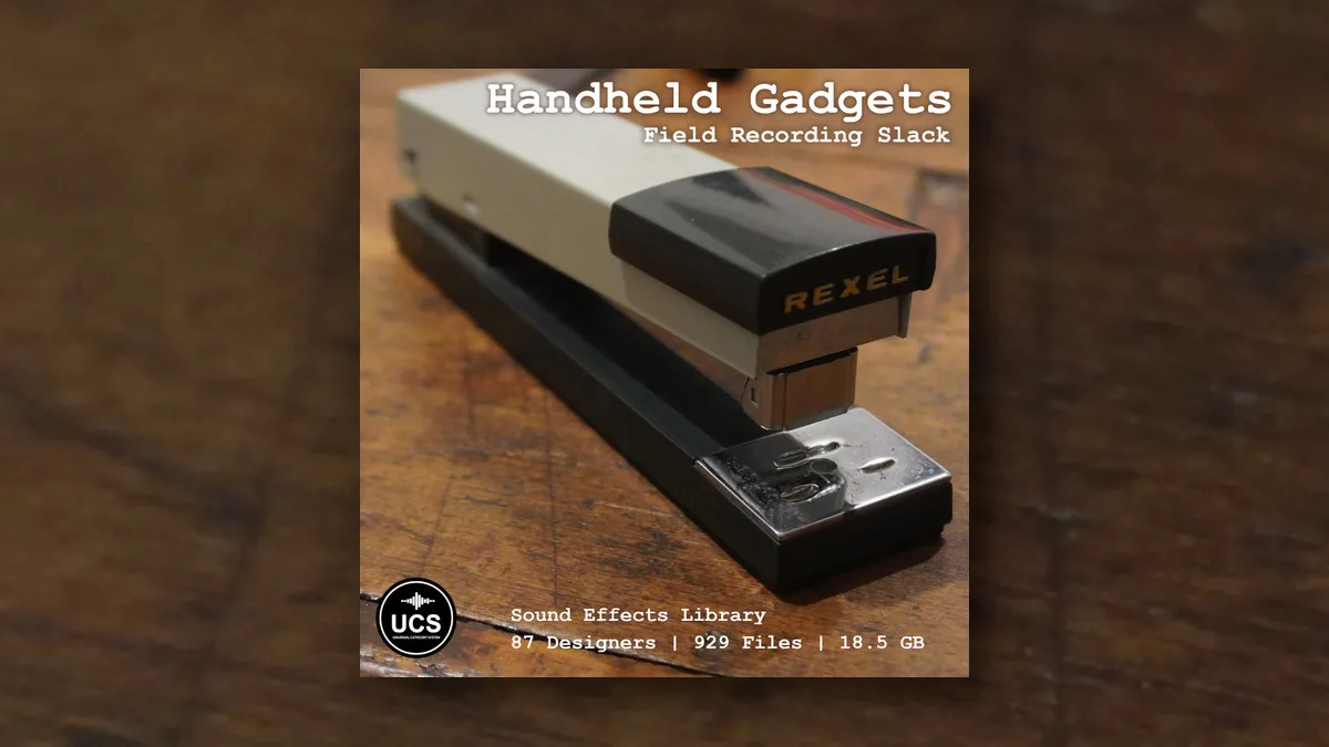 Field Recording Slack, Handheld Gadgets SFX 라이브러리 출시